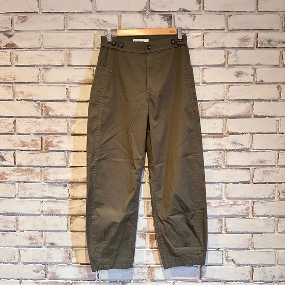 Everlane Pants - Everlane The Barrel Pant Olive Green